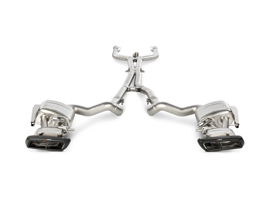 Akrapovic 15-17 AMG C63 Estate Evolution Line Cat Back (Titanium) w/ Carbon Tips (Req. Link Pipe) MTP-ME/T/2H/1