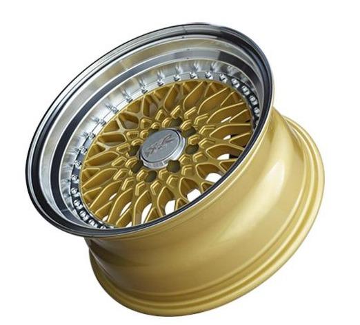 XXR 536 Wheel Hyper Gold / Machined Lip 15x8 0 4x100, 4x114.3