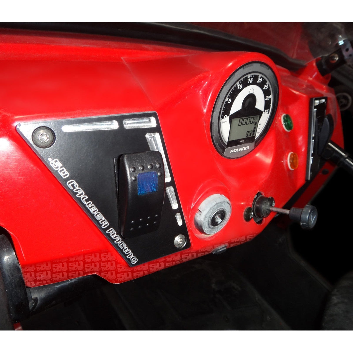 50 Caliber Racing Polaris RZR 170 2 Switch Dash Panel Kit