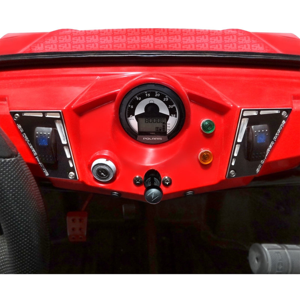 50 Caliber Racing Polaris RZR 170 2 Switch Dash Panel Kit