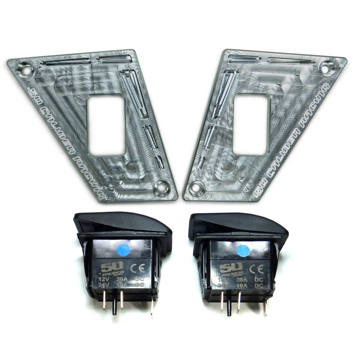 50 Caliber Racing Polaris RZR 170 2 Switch Dash Panel Kit