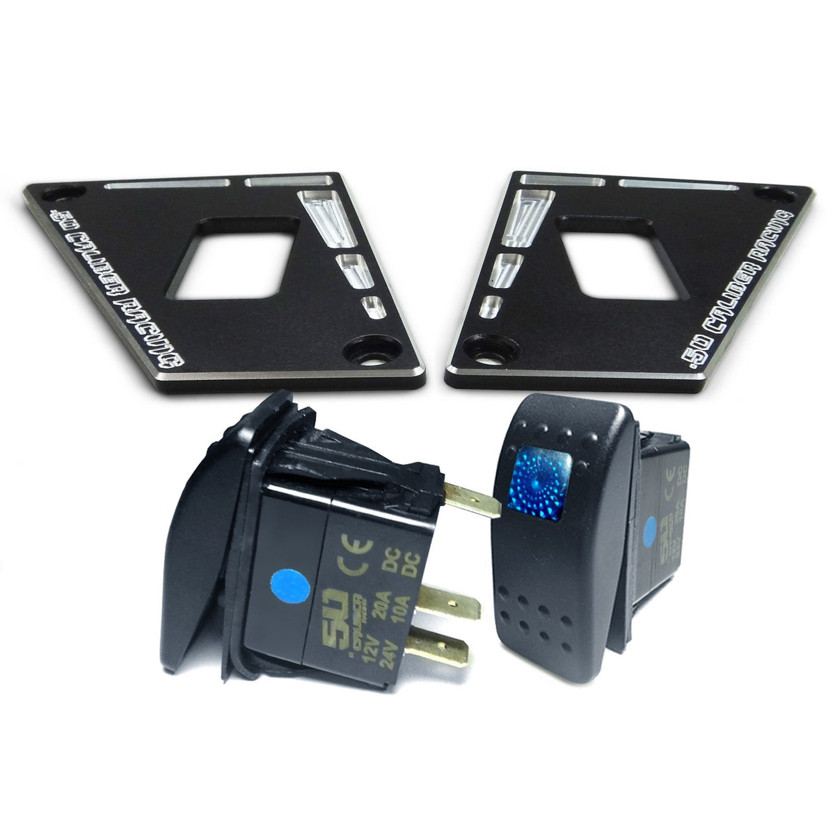 50 Caliber Racing Polaris RZR 170 2 Switch Dash Panel Kit