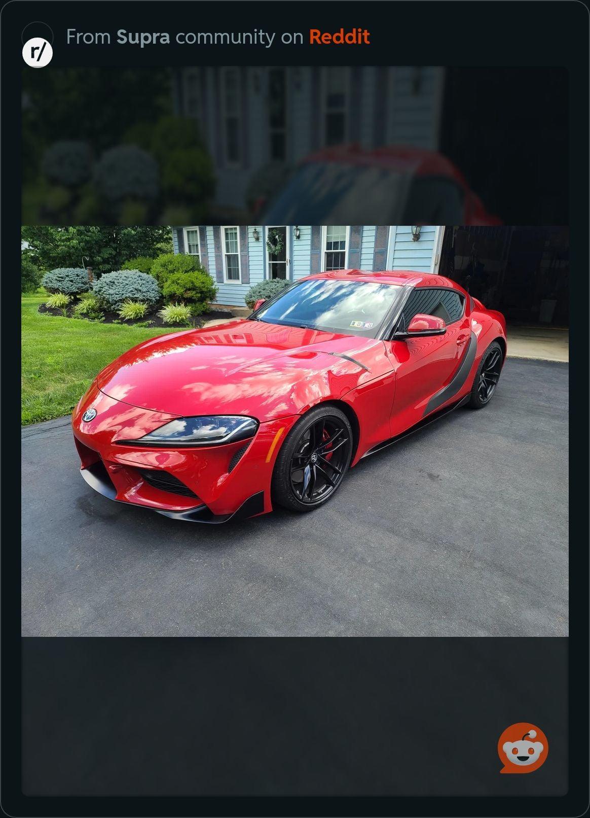 A91 Style Supra Rear Decklid Stripes - 2020+ Supra