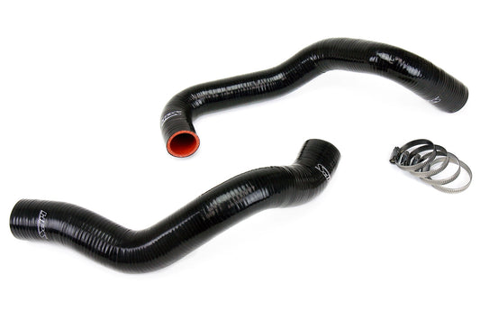 HPS Performance HPS Black Reinforced Silicone Radiator Hose Kit Coolant Ford 94-95 Mustang GT / Cobra