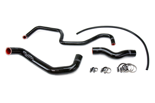 HPS Performance Products HPS Black Reinforced Silicone Radiator Hose Kit Coolant Infiniti 05-06 G35x Sedan