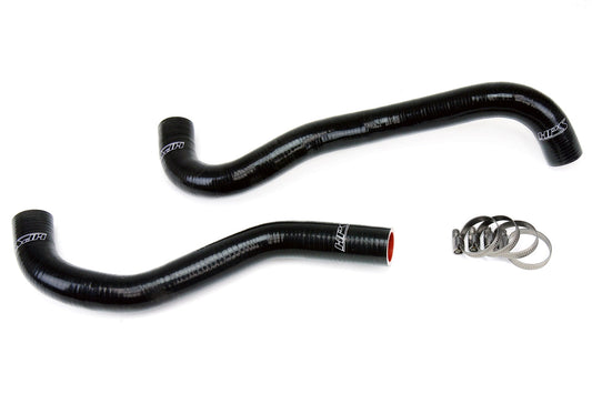 HPS Performance Products HPS Black Reinforced Silicone Radiator Hose Kit Coolant Honda 12-15 Civic Si