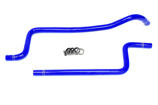 HPS Performance Products HPS Blue Reinforced Silicone Heater Hose Kit Jeep 97-01 Wrangler TJ 4.0L Left Hand Drive