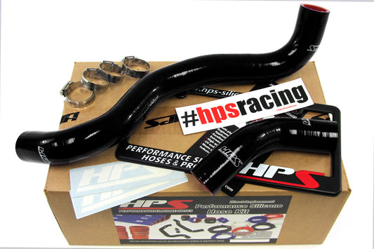 HPS Performance Products HPS Black Reinforced Silicone Radiator Hose Kit Coolant Lexus 05-11 IS250 V6 2.5L
