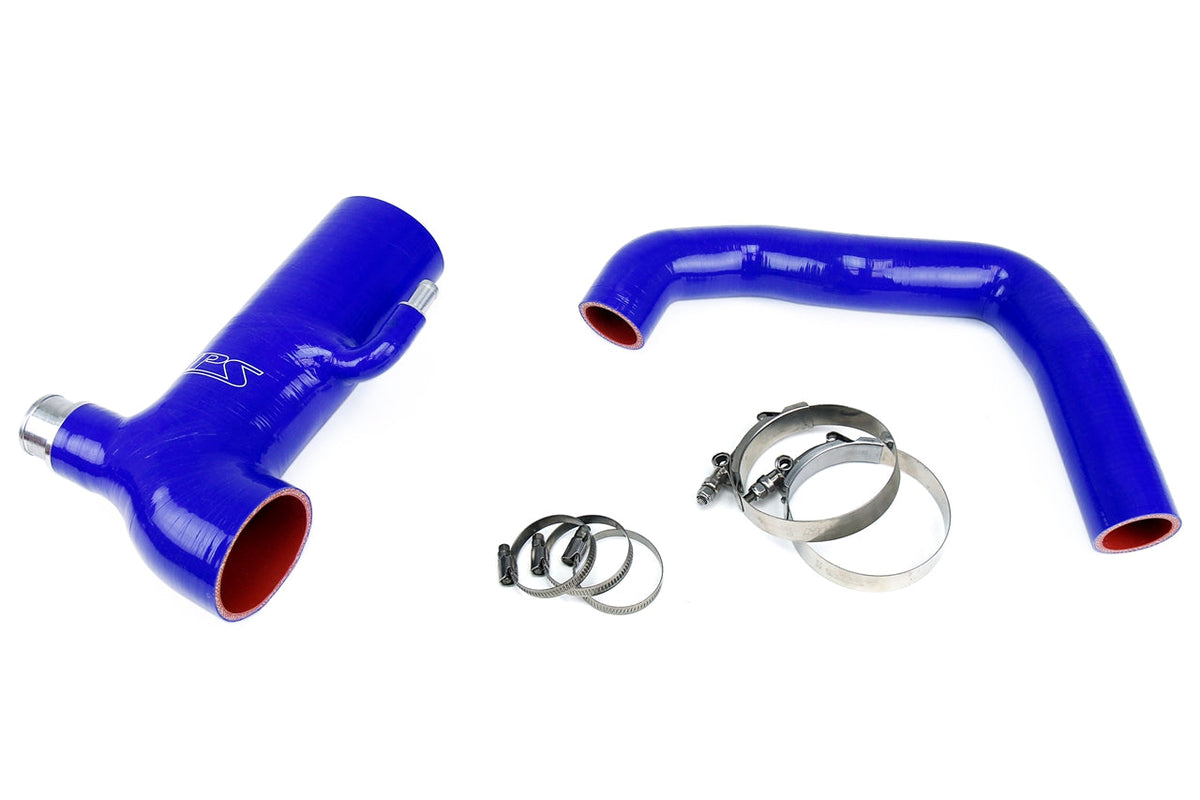 HPS Performance HPS Blue Reinforced Silicone Post MAF Air Intake Hose + Sound Tube 2pc Kit Subaru 13-16 BRZ