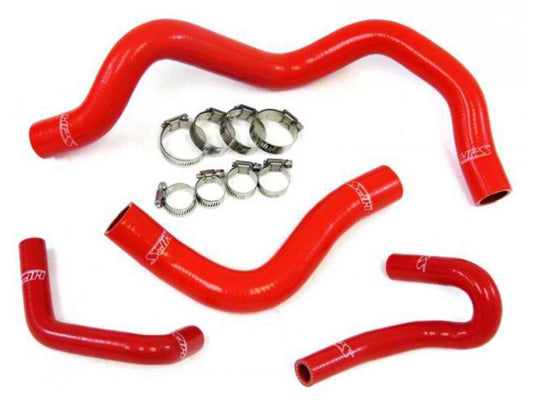 HPS Performance Products HPS Reinforced Red Silicone Radiator + Heater Hose Kit Coolant Mazda 99-05 Miata 1.8L