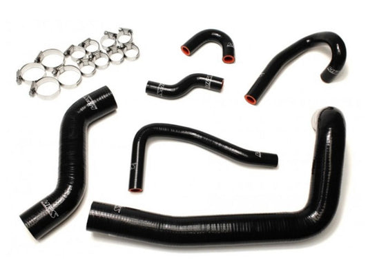 HPS Performance HPS Black Reinforced Silicone Radiator and Heater Hose Kit Coolant Mazda 93-95 RX7 FD3S