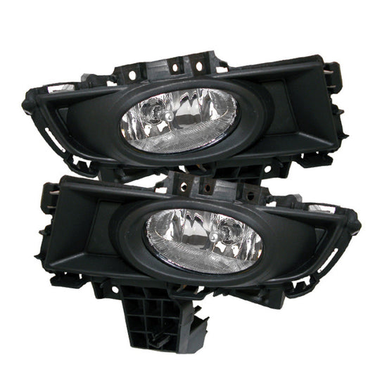 Spyder Mazda 3 07-08 4Dr OEM Fog Lights (Wont Fit Sports/Gt Or Htchback)w/swch Clear FL-CL-MAZ307-C 5020765