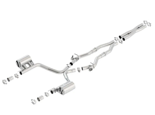 Borla ATAK W/ Active Exhaust Valves 16-23 Dodge Challenger Hellcat 6.2L