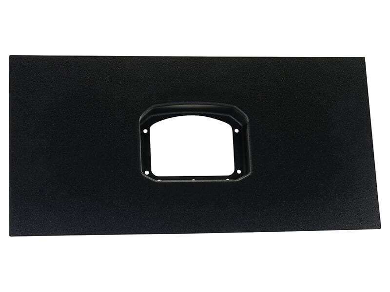 AEM Electronics Dash Panel, Flush Mount, Plastic, Black Wrinkle, 20 In. Long x 10 In.