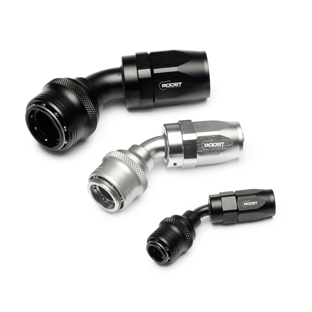 Quick Click Female Hose End -AN - 45°