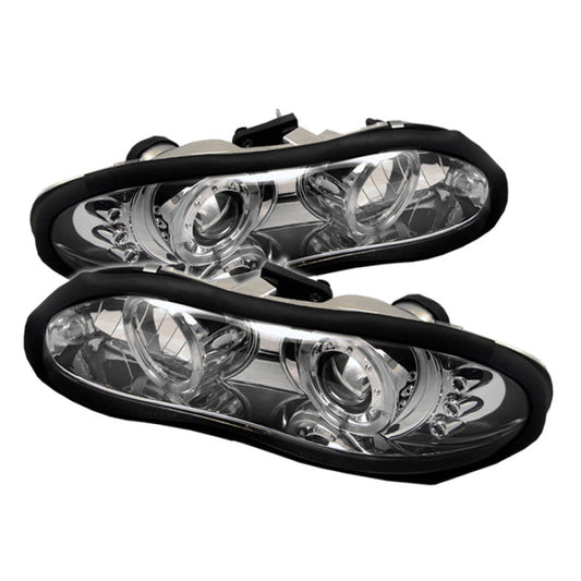 Spyder Chevy Camaro 98-02 Projector Headlights LED Halo LED Chrm - Low H1 PRO-YD-CCAM98-HL-C 5009241