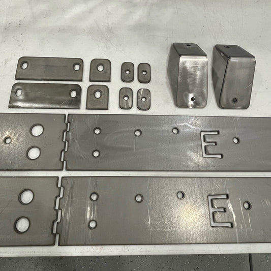 Elevate Metalcraft Toyota Tacoma Longbed (16-23) Bolt on Rock Slider Frame Plate Kit