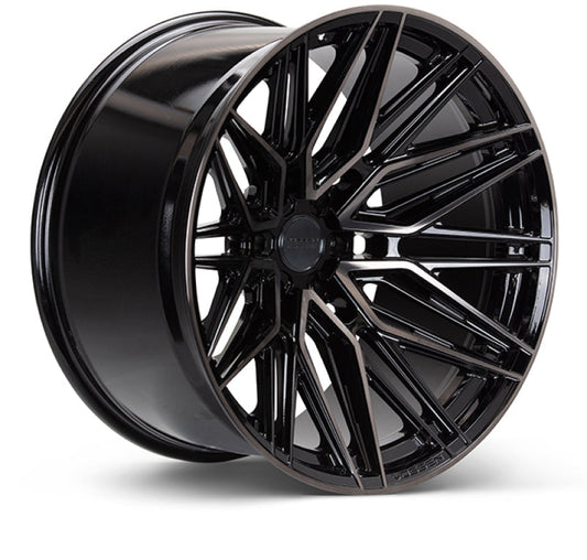 Vossen HF6-5 22X9.5 / 6X139.7 / ET30 / Deep Face / 95.1 - Tinted Gloss Black Wheel