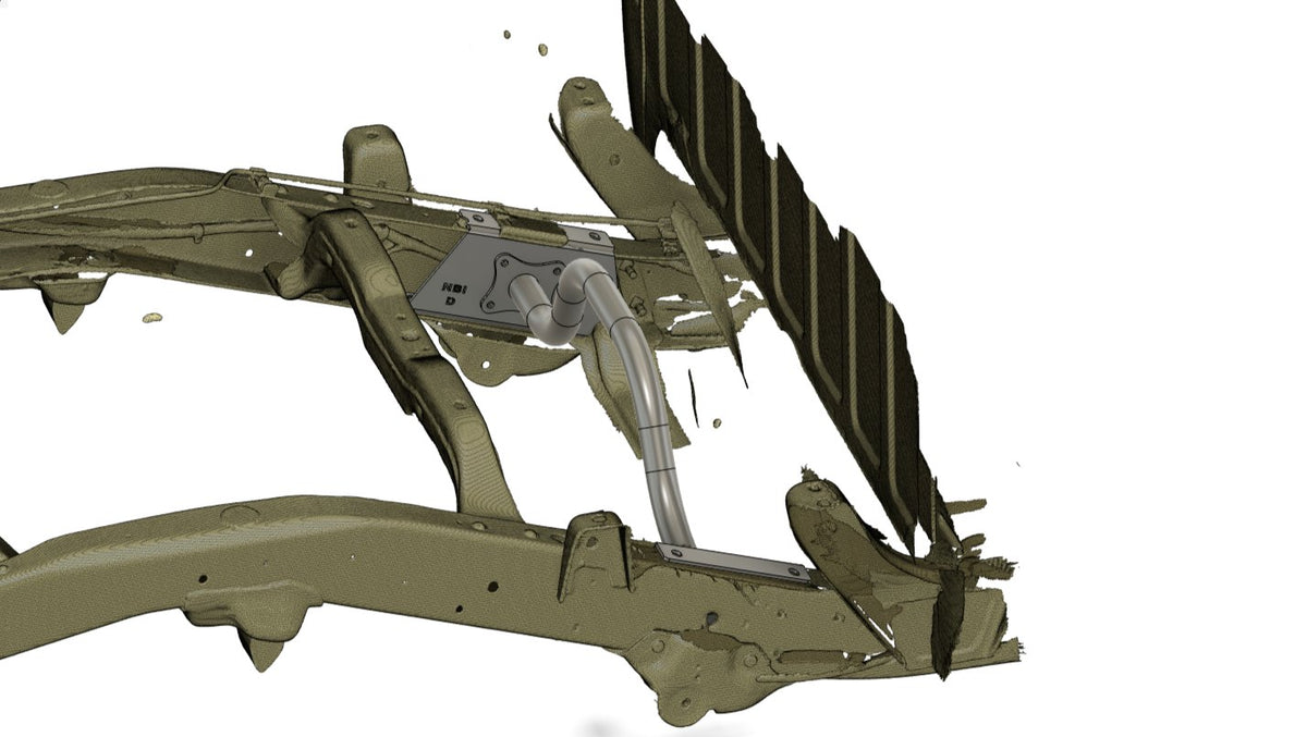 82-03 S10 Bolt In Chassis Cross Brace - image 2