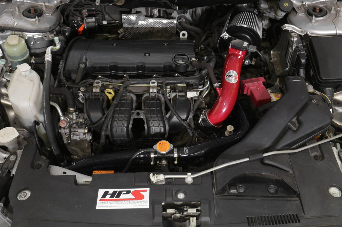 08-14 Lancer Non-Turbo EGR Intake, Red, HPS 827-162R