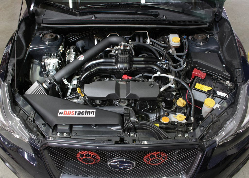 HPS Shortram Air Intake Kit 2013-2017 Subaru XV Crosstrek 2.0L Non Turbo, Includes Heat Shield, 827-563