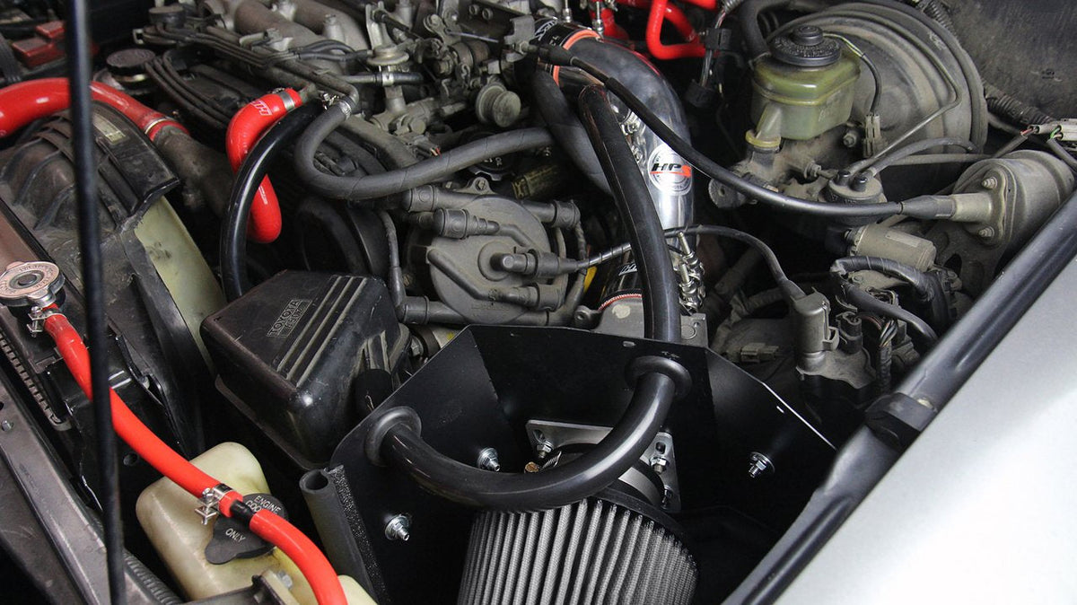 HPS Shortram Air Intake Kit 1989-1995 Toyota Pickup 3.0L V6, Includes Heat Shield, 827-636