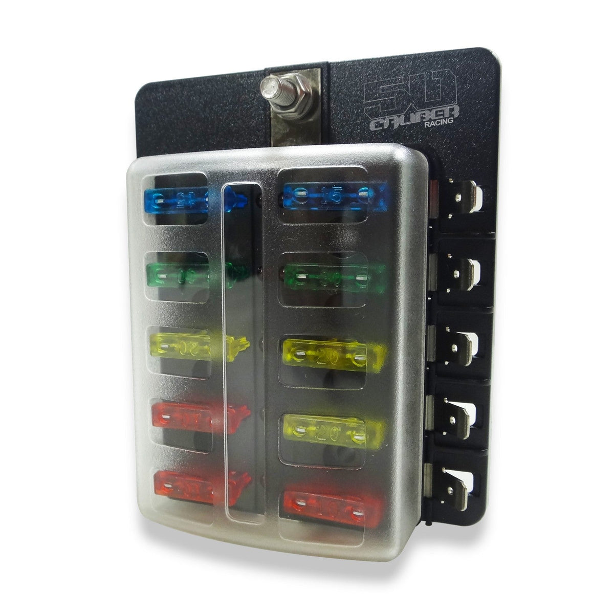 50 Caliber Racing 10 Way Blade Fuse Box