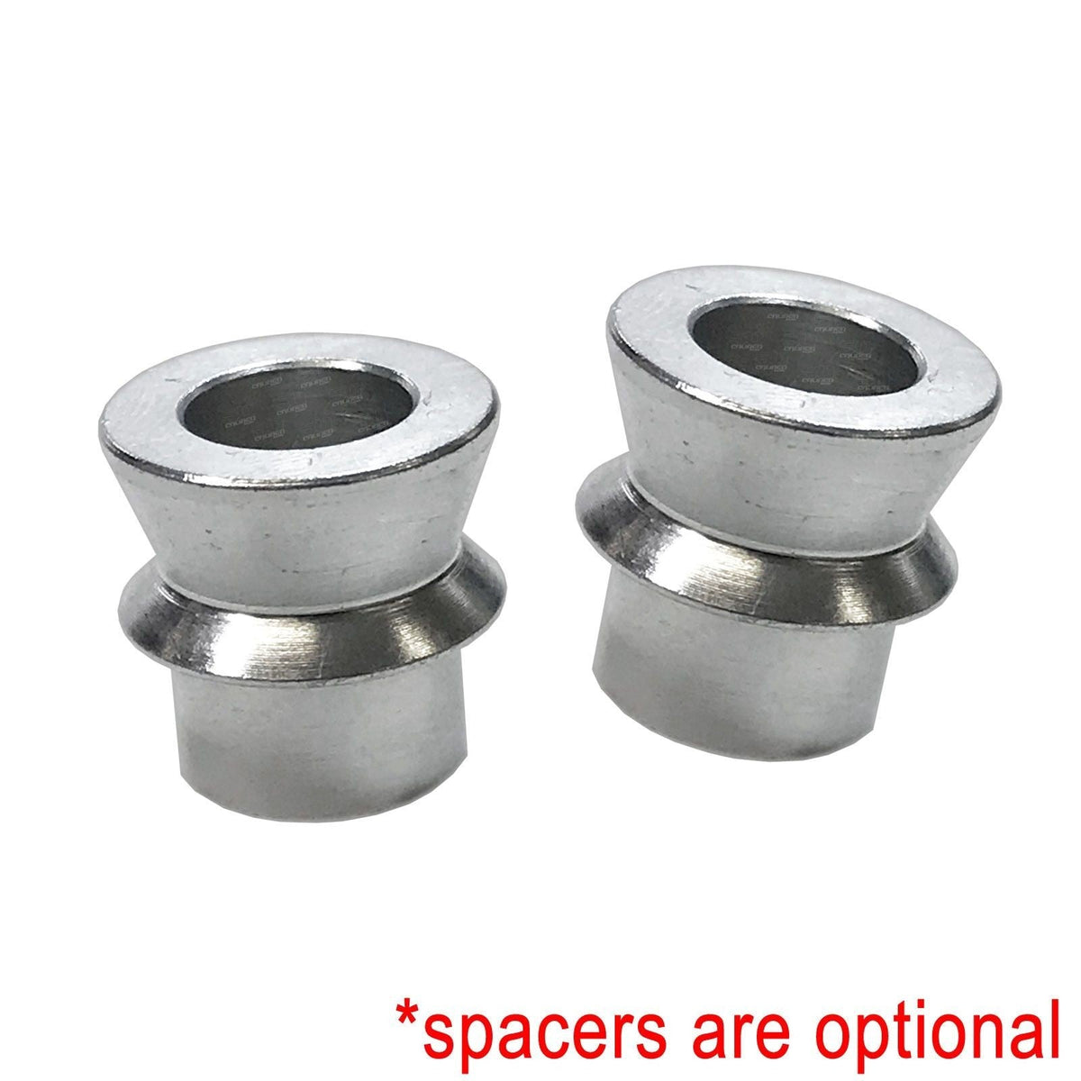50 Caliber Racing Single Joint Rod End - 1/2" Chromoly Heim - 1" OD Tubing