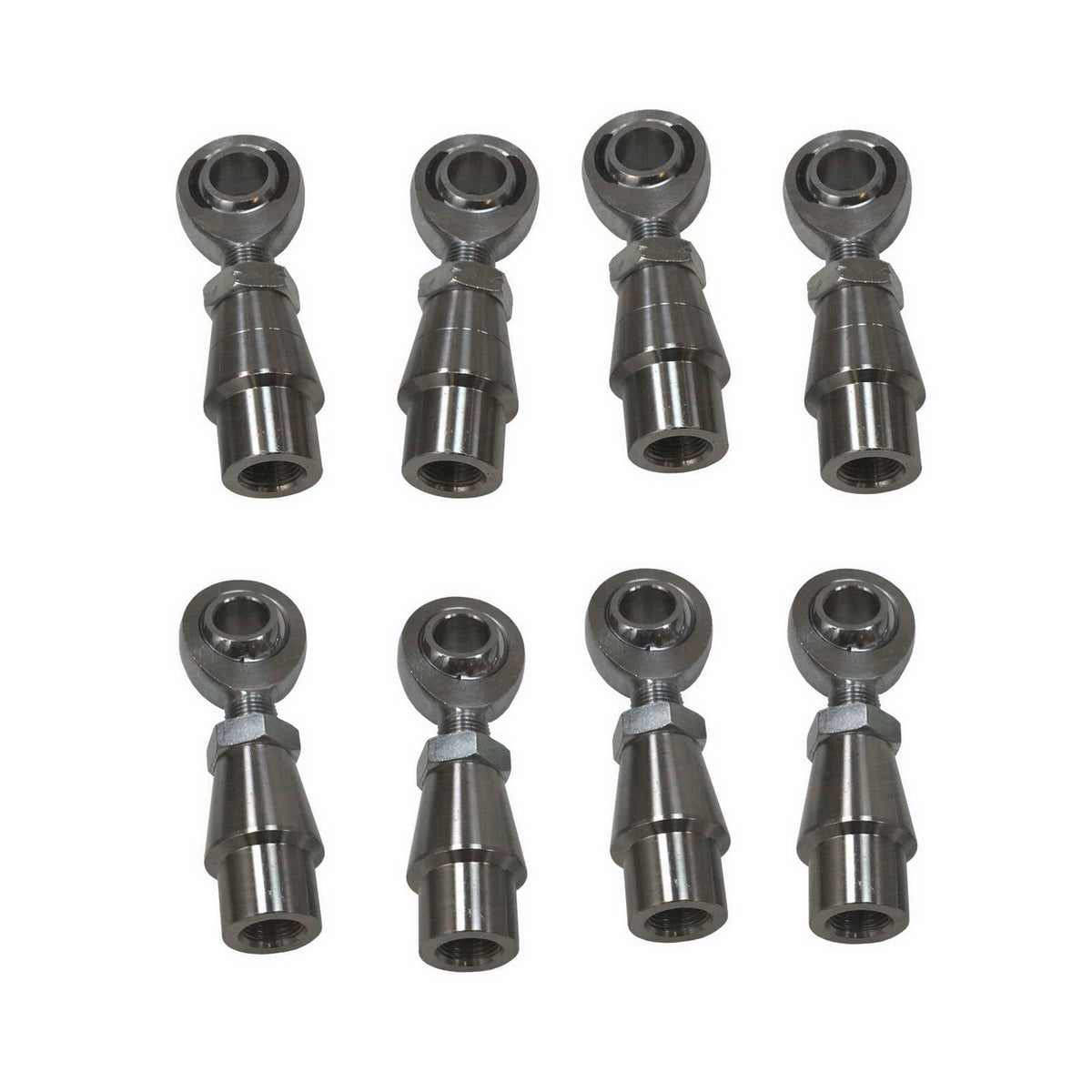 50 Caliber Racing 4 Link Rod End Kit - 1/2" Chromoly Heim - 1" OD Tubing