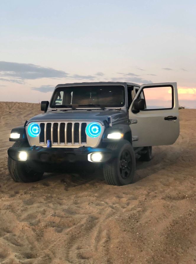 9" Jeep JL Wrangler & Gladiator Bi-LED Projector Headlights - Design Your Own
