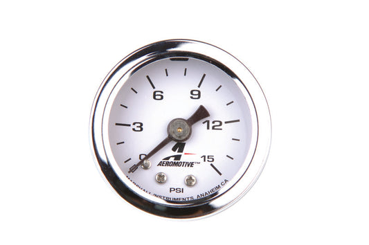 Aeromotive 0-15 psi Fuel Pressure Gauge