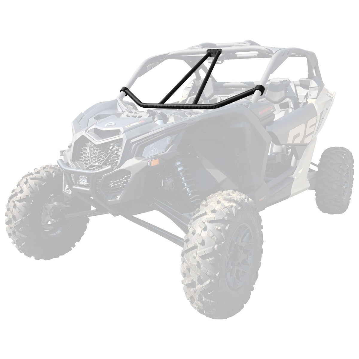 50 Caliber Racing Bolt-on Dash Intrusion V- Bar for Can-am X3