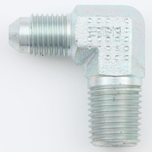 90 Male Elbow #6 To 1/4 Npt Steel Fitting - FCM2616