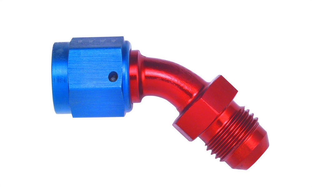 Aeroquip #8 Male to #8 Female 45 Deg Swivel Fitting - FCM3149