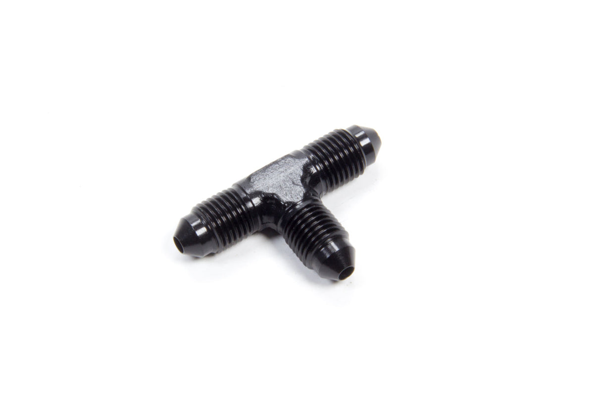 Aeroquip #3 Flare End Union Tee Black - FCM5060