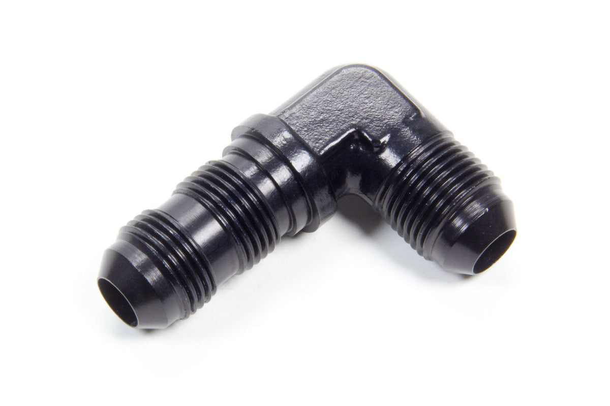 Aeroquip #8 Flare 90 Deg Bulkhead Union Black - FCM5083