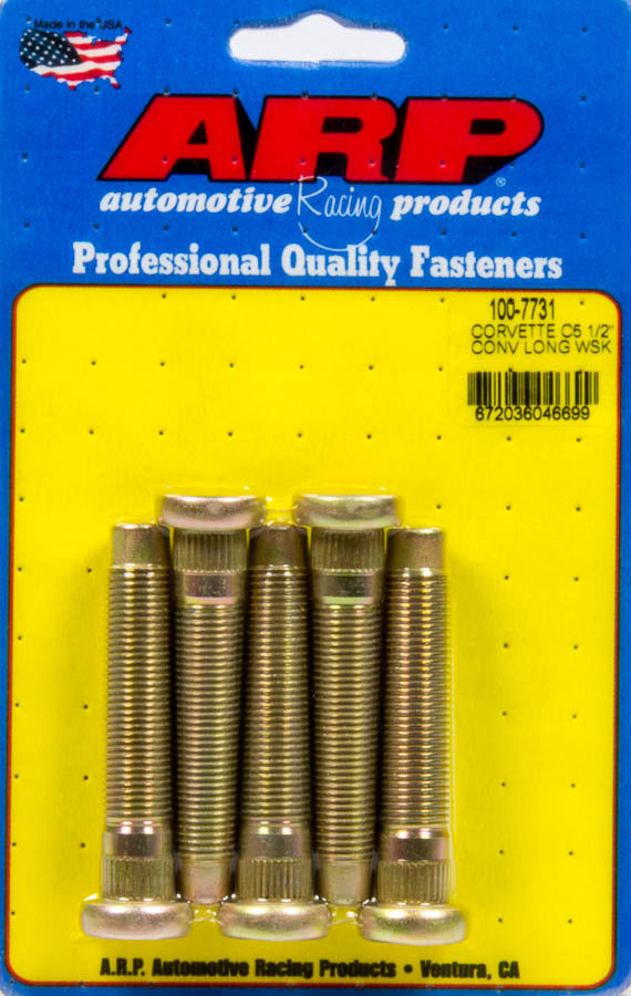 ARP Corvette Wheel Stud Kit 5pk C5 Corvette 1/2-20 Conv. - 1007731