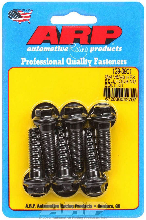 ARP Bellhousing Bolt Kit - 6pt. GM V6/V8 - 1290901