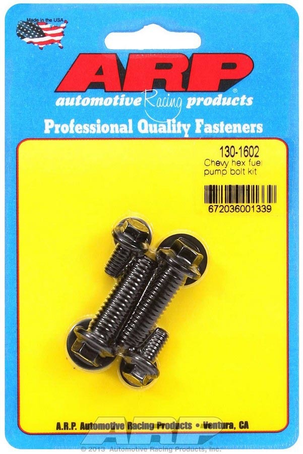 ARP Chevy Fuel Pump Bolt Kit - 6pt. - 1301602