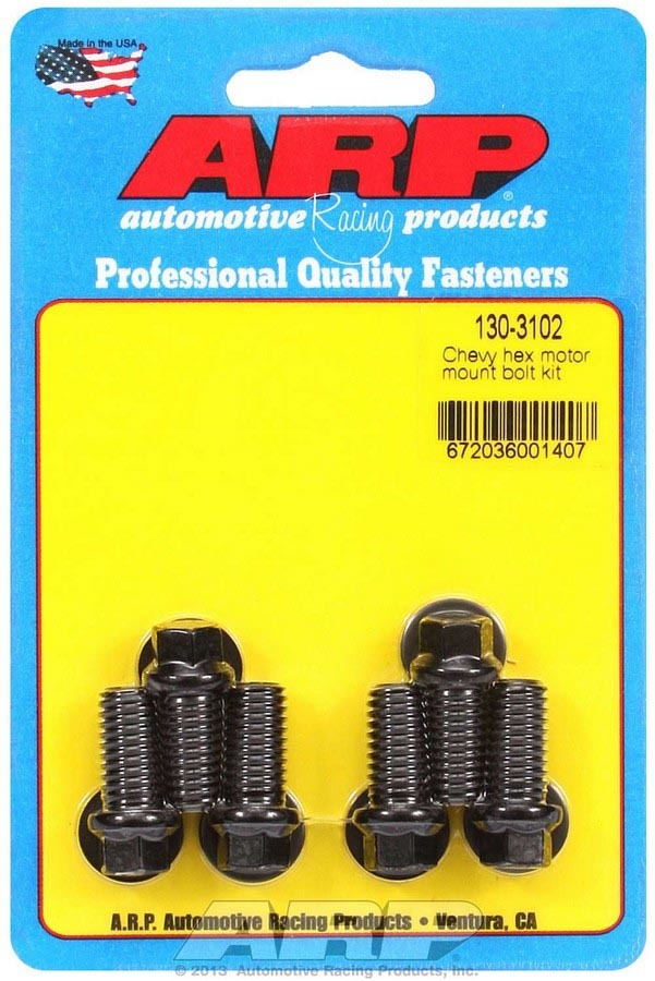 ARP Chevy V8 Motor Mount to Block Bolt Kit - 6pt. - 1303102