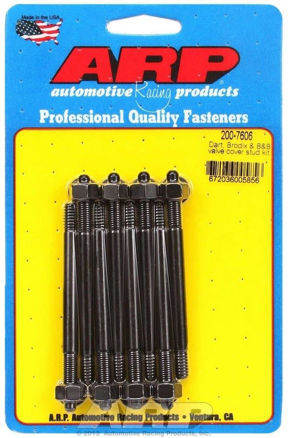 ARP Valve Cover Stud Kit 1/4 6pt. (8) - 2007606