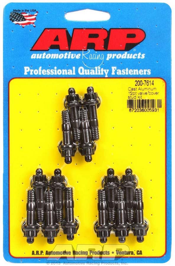 ARP Valve Cover Stud Kit 1/4 12pt. (14) - 2007614