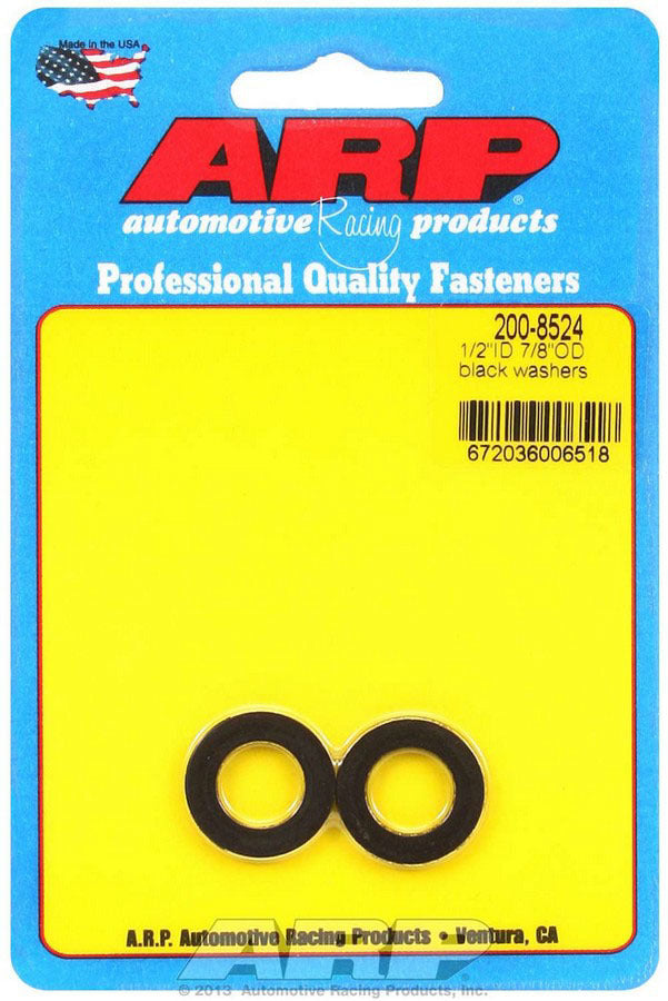 Black Washers - 1/2 ID x 7/8 OD (2pk) - 2008524