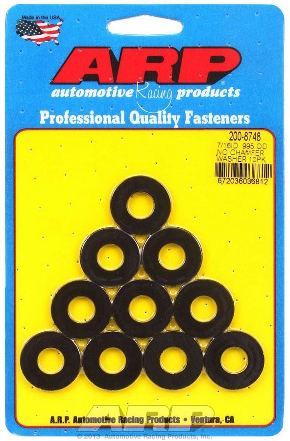Black Washers - 7/16 ID x .995 OD (10) - 2008748