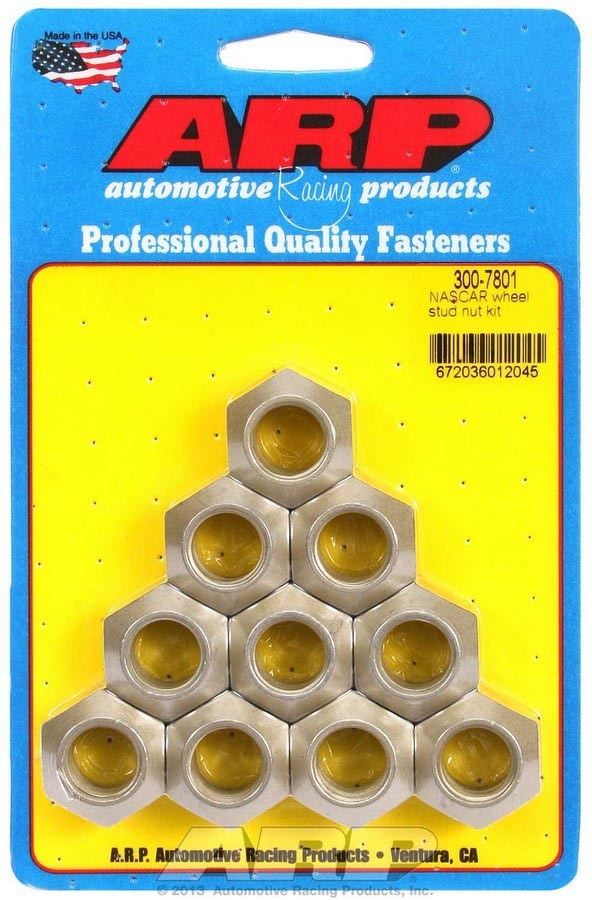 ARP Nascar Wheel Stud Nut Kit (10) - 3007801