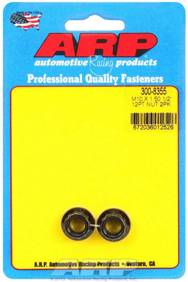ARP Nut- 12pt 10mm X 1.50 2pk - 3008355