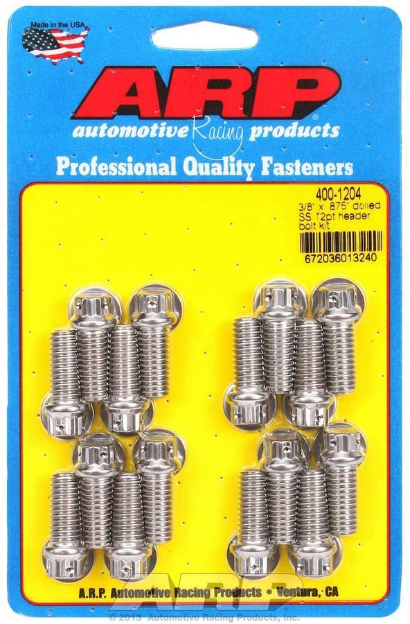 ARP Header Bolt Kit Header Bolt Kit BBC 12-Point Stainless - 4001204