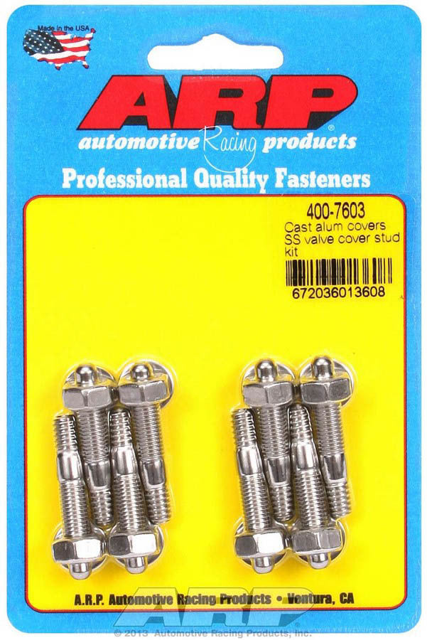 ARP S/S S/S Valve Cover Stud Kit 6pt. (8) - 4007603