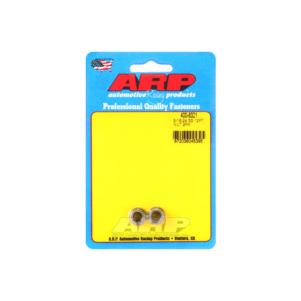 ARP 12pt SS Nut 5/16-24 2pk - 4008321