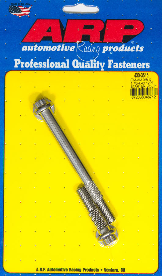 ARP S/S S/S Starter 12pt Bolt Kit - 4303515